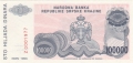 Croatia - Krajina 100,000 Dinara, 1993